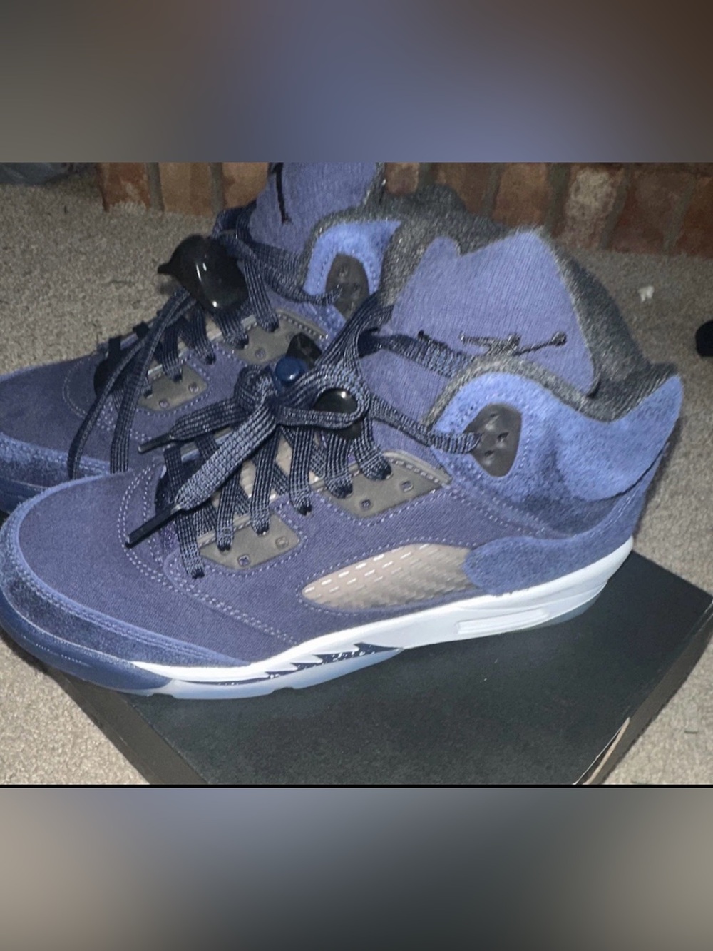 Nike Air Jordan 5 Retro SE Midnight Navy Blue GEORGETOWN NEW IN BOX